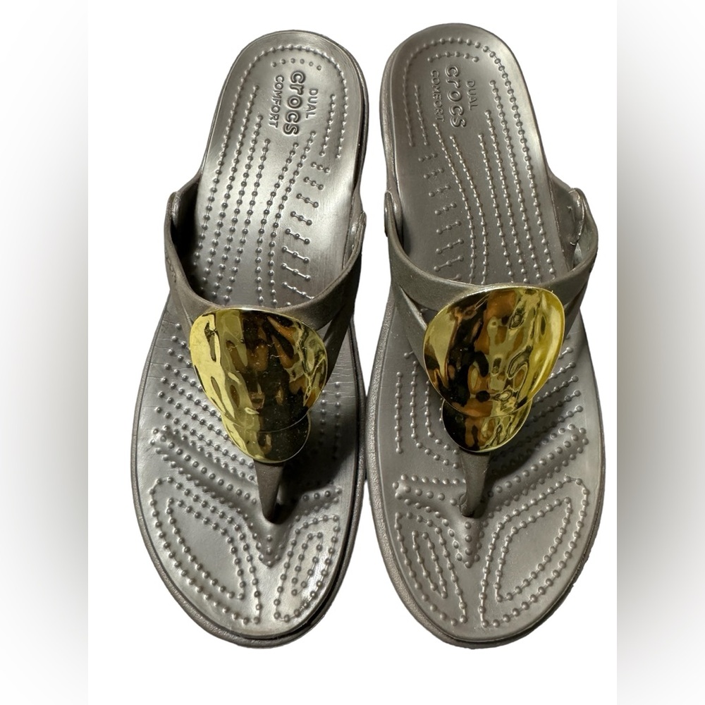 Crocs Sarah Thong Wedge Sandal
